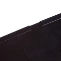 HORUTS bedkant sort med jordspyd L:110 cm
